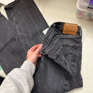 Levi's Charcoal Gray Denim Jeans